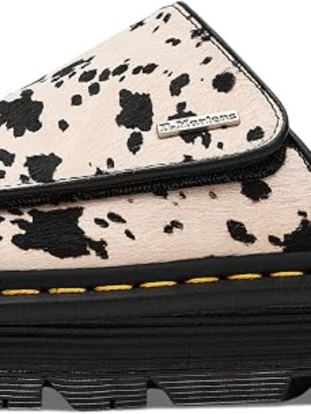 Dr. Martens Zebzag Slides Cream/Black Women 8